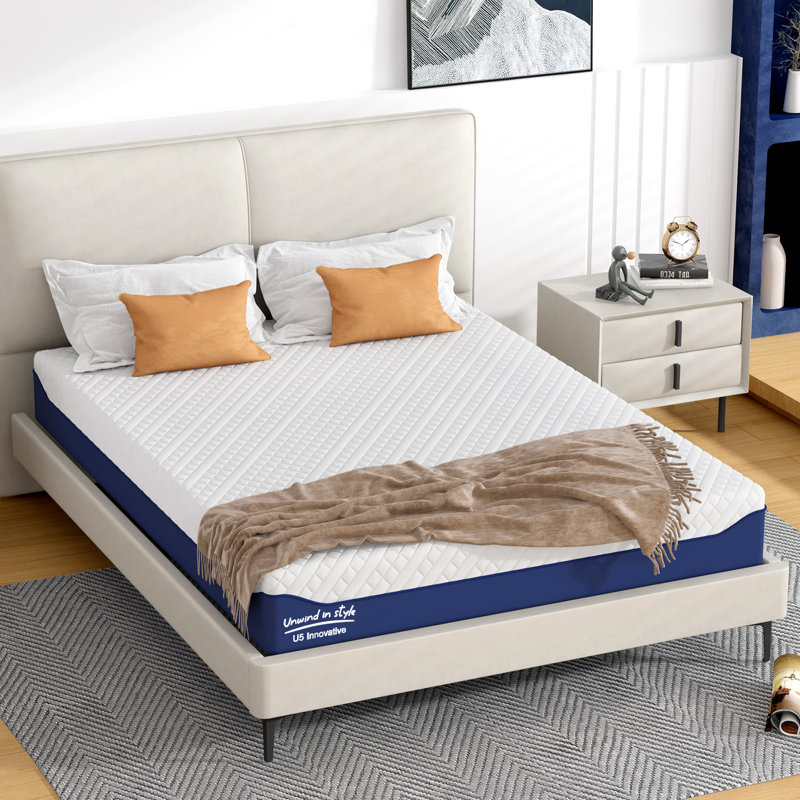 Cheriton 10'' Medium Gel Memory Foam Mattress, Queen