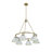 Felda 6 - Light Steel Dimmable Cone Chandelier-99998918-99998913