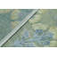 Rug & Kilim’S Custom Block Print Rug Design With Blue And Green Floral Pattern-1094908963