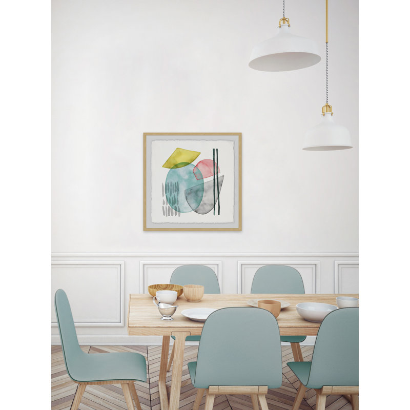 « pastel formation i », impression encadrée, H 12 po x l 12 po x P 1,5 po