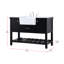 Ensemble de meuble-lavabo simple 48 po Pelaghia-65703916