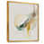 Toile avec cadre flottant or
