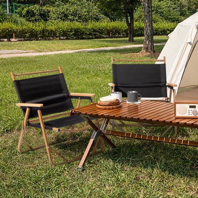 Chaise de camping en aluminium