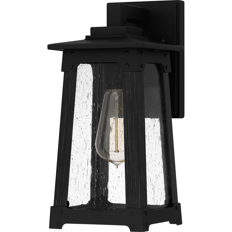 Lanterne murale d'extérieur 1 lumière Heagney, H 12,5 po x l 5,25 po x P 6,75 po