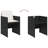  Patio Dining Set Set Of 12 Black And Brown-1021644769-1021644797