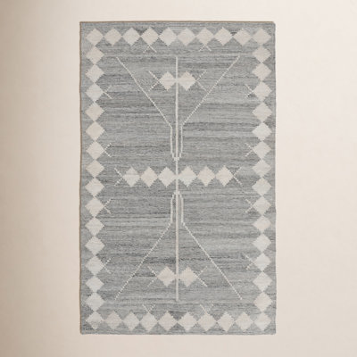 Gray Hand-Woven Outdoor Rug