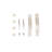 Extended Desktop 10 Drawers Chest Of Drawer Without Handle White Colour Vanity