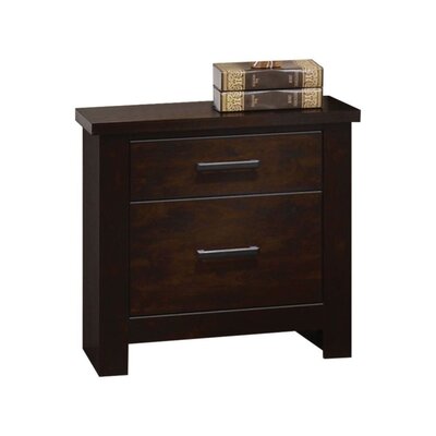 Modern Contemporary Home Bed Room Utility Night Stand Mahogany Finish -  Red Barrel StudioÂ®, 1FA859EA69324250BEAAE2BB3933684B