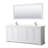 Avery 80'' Double Bathroom Vanity with Marble Top-51712111-51978352-51712116