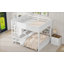 Lit superposé grand sur grand avec armoires de rangement et ports USB-510839594