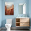 Illustration abstraite de la peinture de paysage du Grand Canyon-134699541