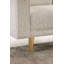 Canapé contemporain l 83 po, blanc cassé-289373526