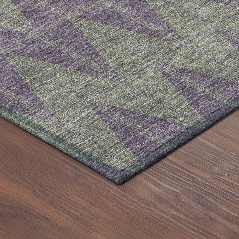 Machine Washable Indoor/Outdoor Chantille ACN2415 Geometric Rug, Rectangle 8' x 10'