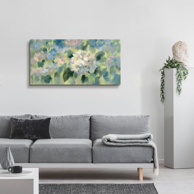 «Hydrangea Mosaic» par Silvia Vassileva, H 24 po x l 48 po