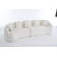 Canapé incurvé incurvé modulaire à compression de 110 po