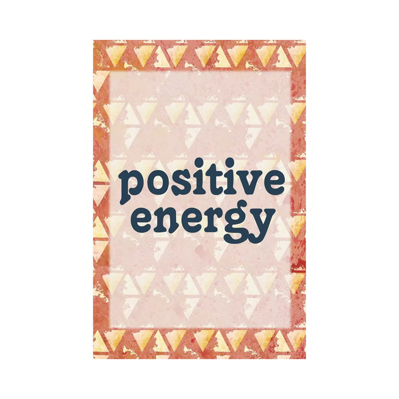 Positive Energy by Kimberly Allen - Print on Canvas, 101.6cm H x 66.04cm W x 3.81cm D, Wrapped Canvas