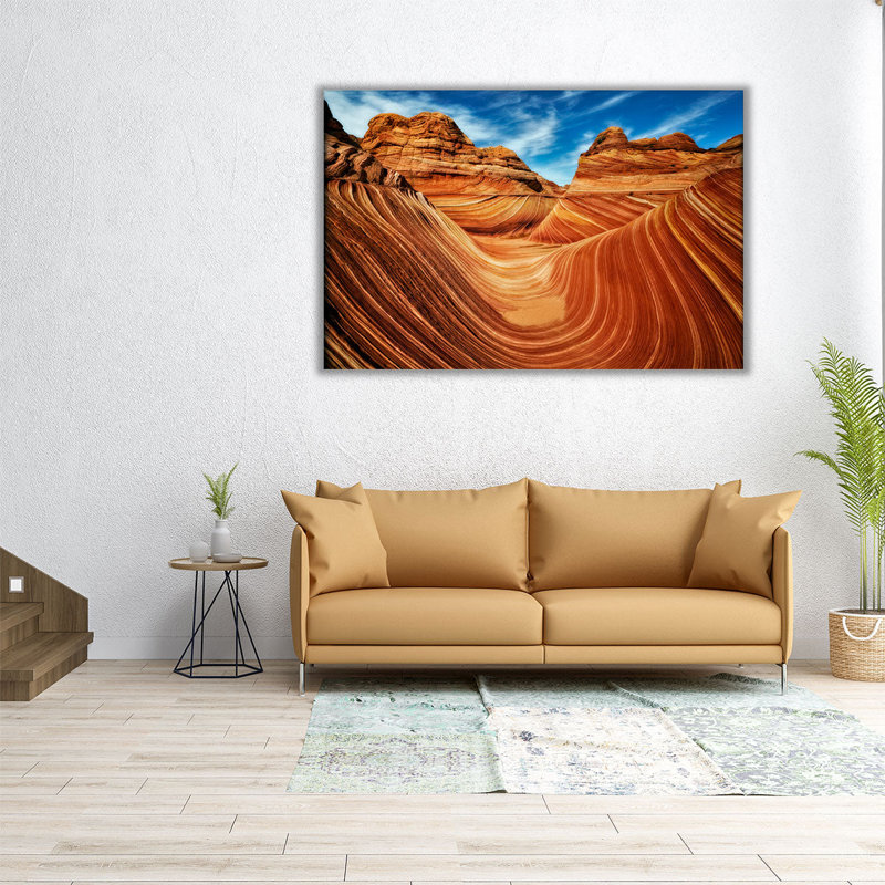 The Grand Wave I - reproduction d'art sur toile, H 20 po x l 30 po