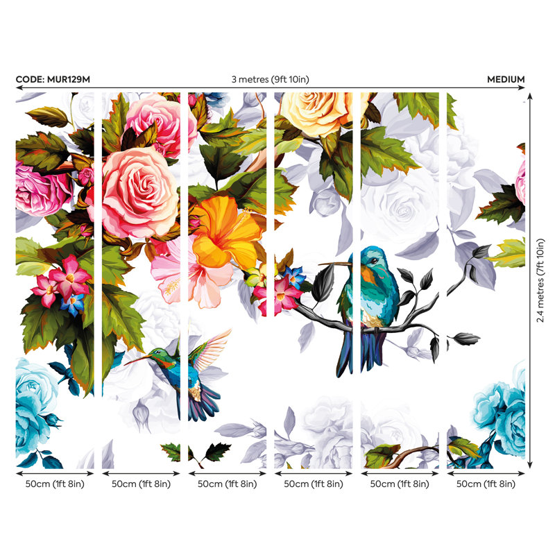Sowa Matte Wall Mural, 240cm L x 300cm W