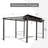 11 X 16 Ft Dark Gray Courtyard Gathering Hub Pergola With Canopy. Aluminum, Fabric, Adjustable For Group Activities Patio Dining Aluminum Frame, Outdoor Eating