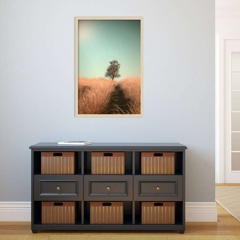 Grass And Path by Jaap Van Den, Brown, 23" W x 33" H