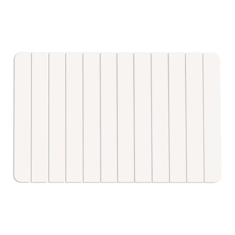 Tapis de cuisine Dianeli, Blanc naturel, Rectangle 1 pi 9 po x 2 pi 10 po