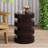 Modern Brown Sofa & Console Table, Magnesium Oxide Compact Design For Versatile Use