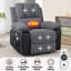 Upholstered Heated Massage Chair-295728089
