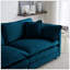 Canapé à deux places en chenille avec 1 repose-pieds, canapé modulaire en forme de L 2 places avec repose-pieds, causeuse avec repose-pieds pour petit espace de vie, chenille grise-118043515