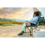 Chaise de camping avec table d'appoint - Portable robuste pour jeux de sport, jardin pliant bleu réalisateurs, patio-1403535327