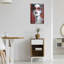 Art mural en métal «Lady In Red» par Andreas Magnusson par George Oliver-19839624