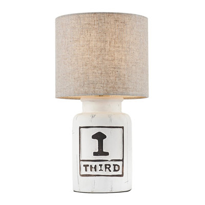 Lampe de table en porcelaine Glassell