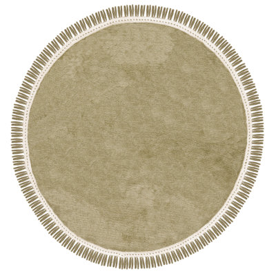 Tapis vert / ivoire Easy Care 204