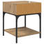 40cm W Manufactured Wood Bedside Table-1013070571