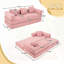 Six grands lits pliables, intérieur en éponge, tissu respirant, fermeture à glissière, coussin extensible pour couchette en mousse à mémoire de forme, chenille, autocollants ergonomiques pour chambre d'amis-119007708