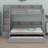 Space-Saving Loft Bunk Bed Featuring Storage Steps, Hidden Trundle Bed, Shelving, RGB LED Lights & USB Outlets-1063871497
