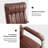 Leipzig 47" H Tufted Leather Executive Chair-1871752656