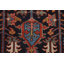 Tapis décoratif antique à teinture végétale 4 x 5