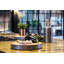 Industrial Kitchen Round Mango Wood Butchers Block