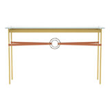 Equus 54" W Glass Top Console Table