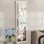 Large Framed Decorative Scroll Wall Mirror with Wood Frame and Carved Overlay