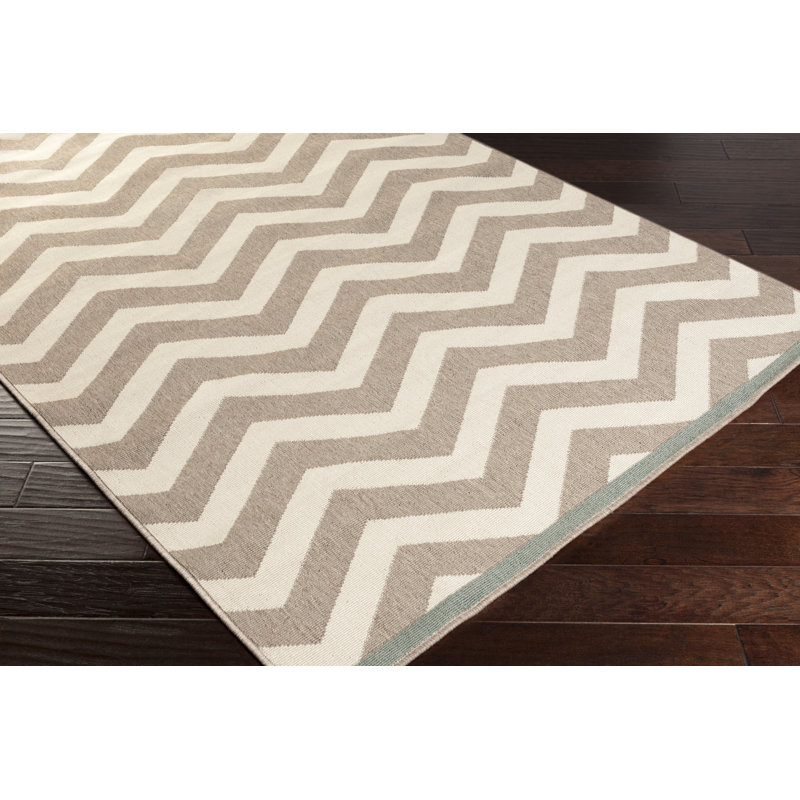 Devries Chevron Indoor / Outdoor Rug, Runner 2'3" x 11'9"