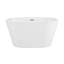 Baignoire de trempage autoportante en acrylique L 47 po x l 28 po Claire