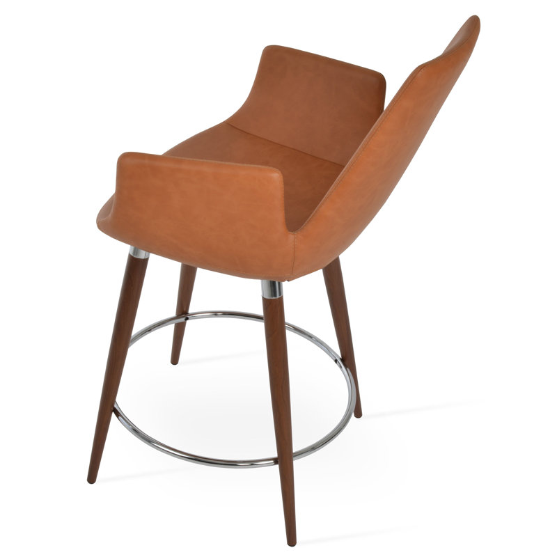 Tabouret Eiffel, Orangé, Noyers