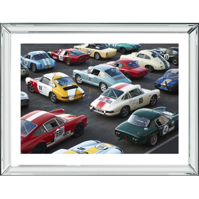 Porsche Rally - Print on Wood