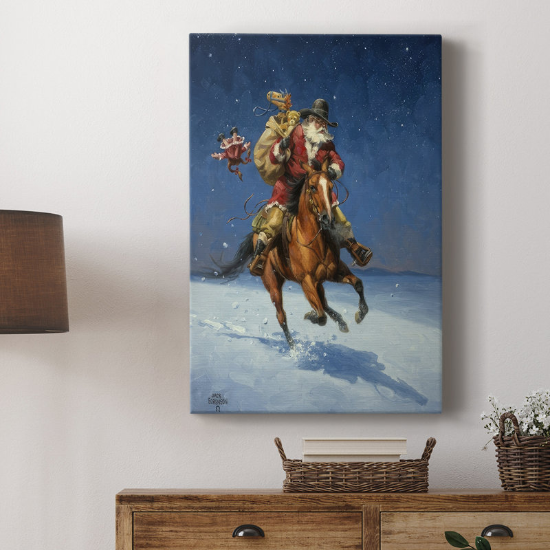 Cavalier de minuit - galerie Cavas sur mesure, H 48 po x l 32 po
