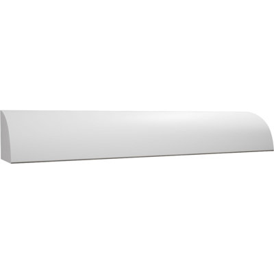 WM107 - 5/8 in. H x 5/8 in. P x 96 in. L, TrueCraft PVC Quarter Round Moulding