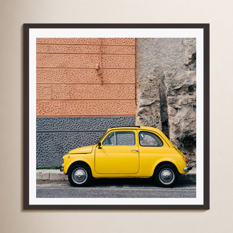 Amalfi Coast Drive XII by Bethany Young, No, Espresso Floater Framed, 12" H x 12" W x 2" D
