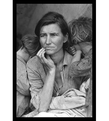 " Destitute Pea Pickers In California " by Dorothea Lange