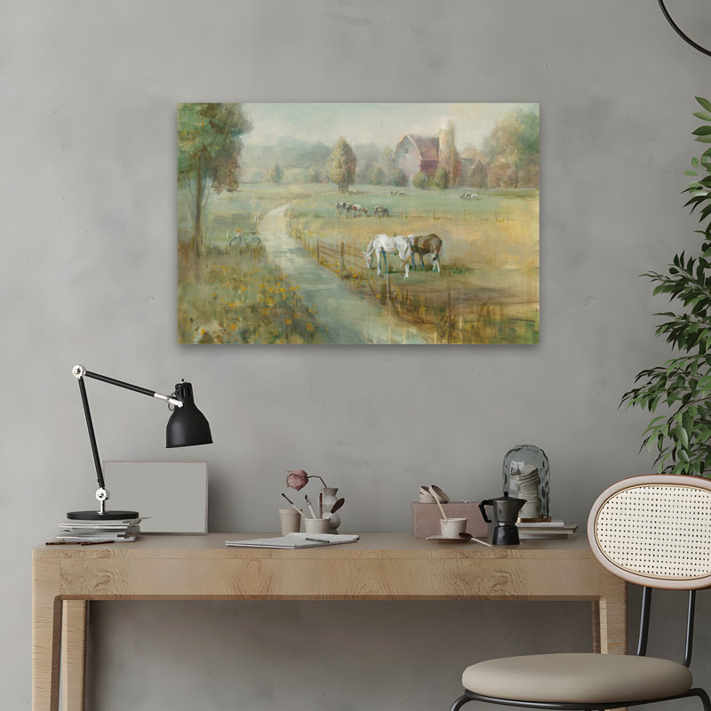 Modern Farmhouse Tranquil Farm, H 24 po x l 16 po