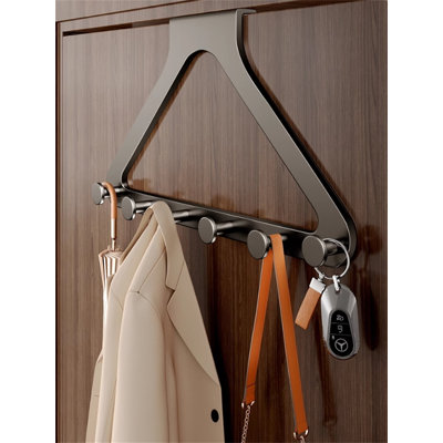 Porte-crochet en alliage d'aluminium au-dessus de la porte